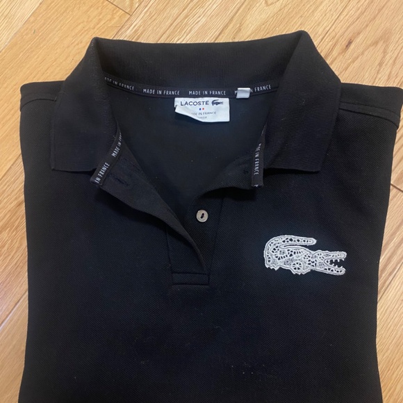 Lacoste lace crocodile slim fit shirt - Picture 2 of 2